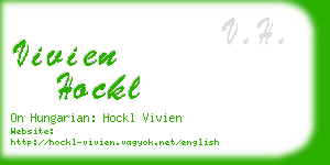 vivien hockl business card